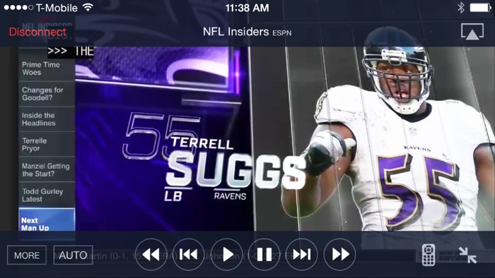 SlingPlayer for iPhone