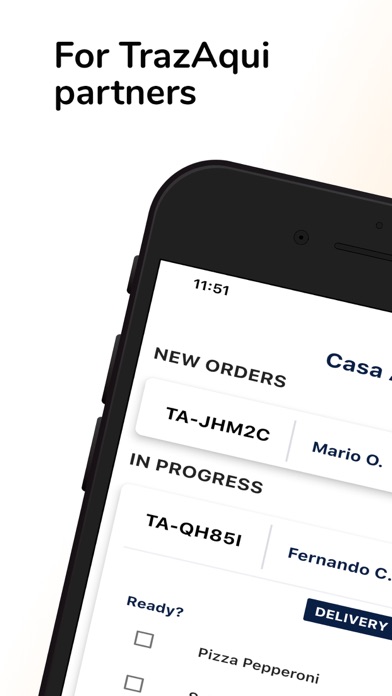 TrazAqui Partners Screenshot