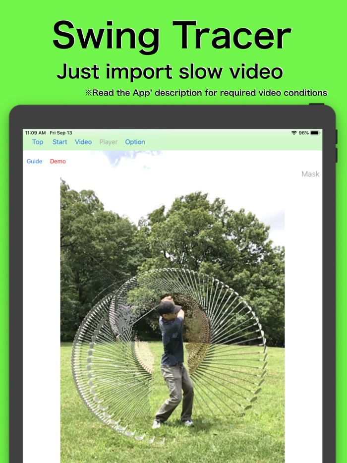 Golf Swing Shot Tracer