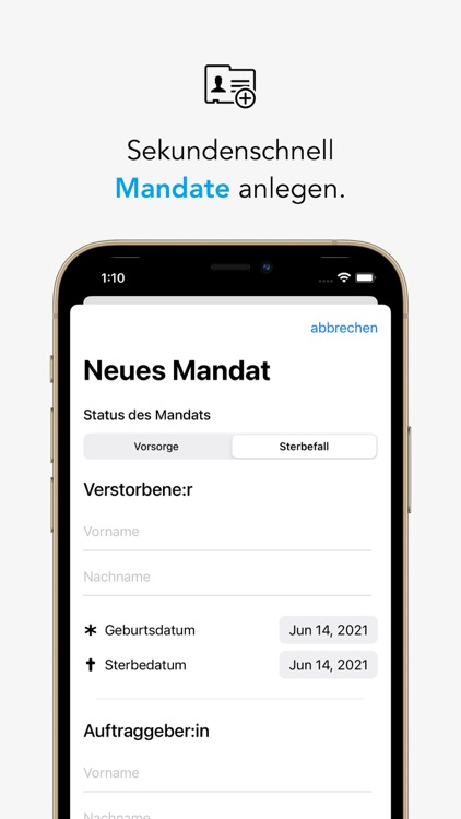 Mandate – CONVELA.cloud screenshot-4