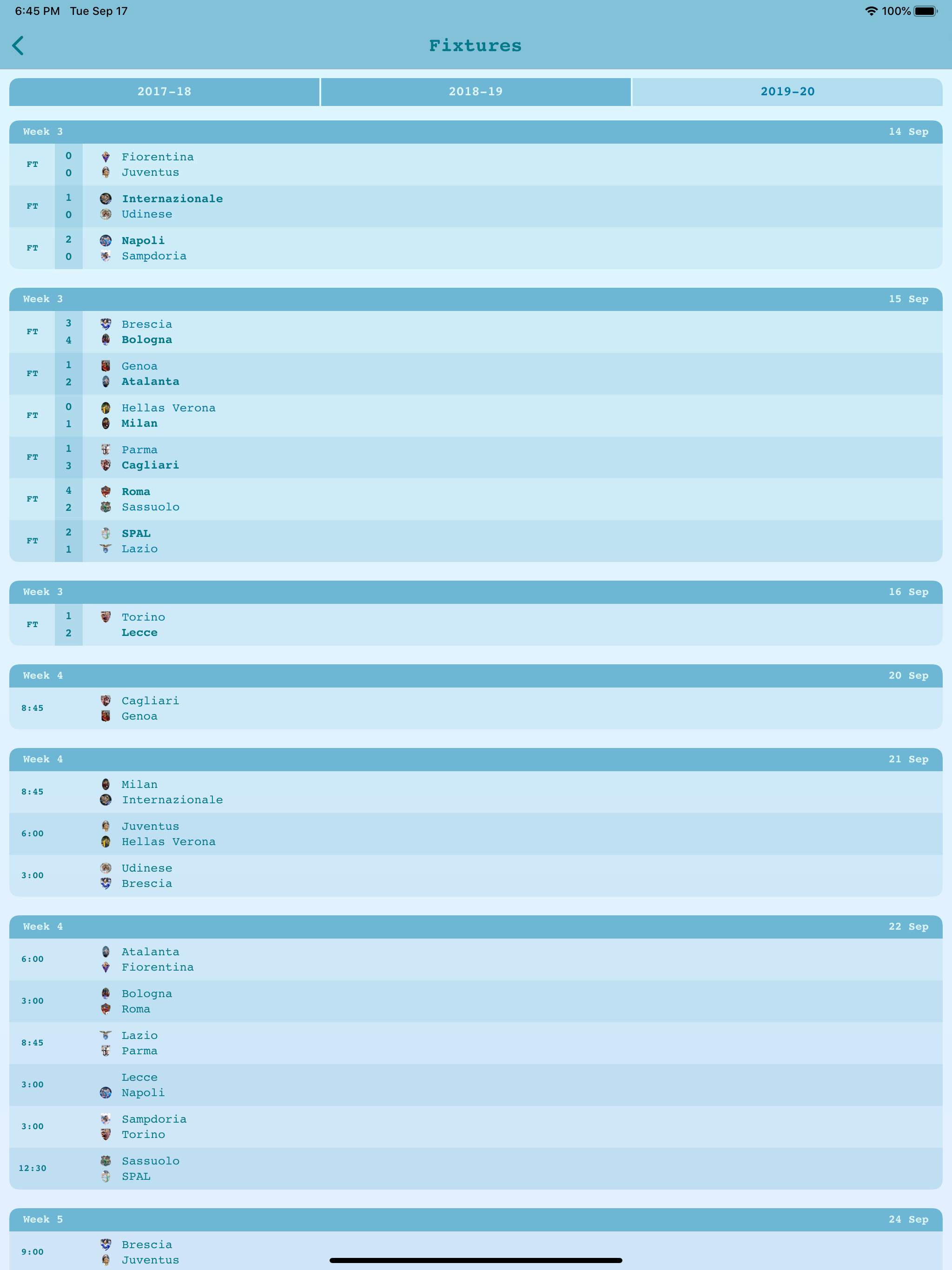 Live Results Football screenshot 12