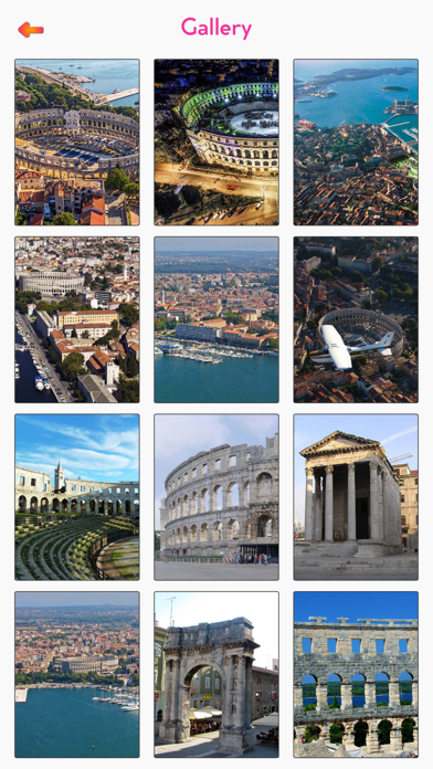 Pula Travel Guide App screenshot