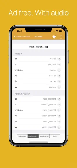 Game screenshot German Verb Conjugator Pro mod apk