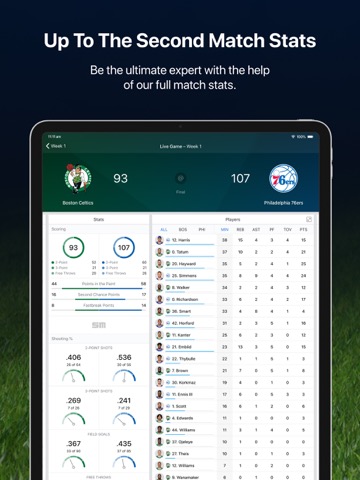 NBA Live for iPad: Live scoresのおすすめ画像2