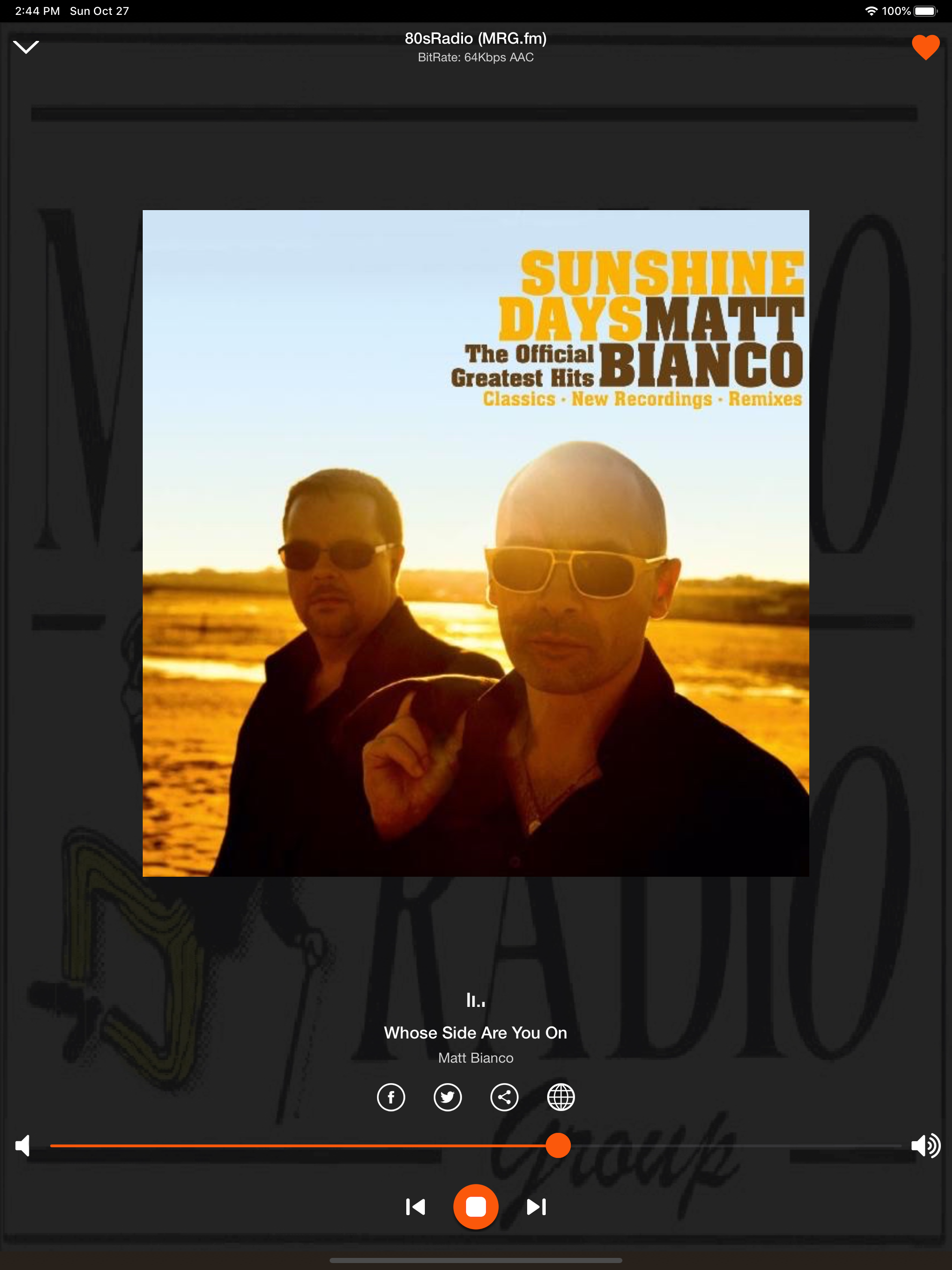 MRG.fm Radio App screenshot 13