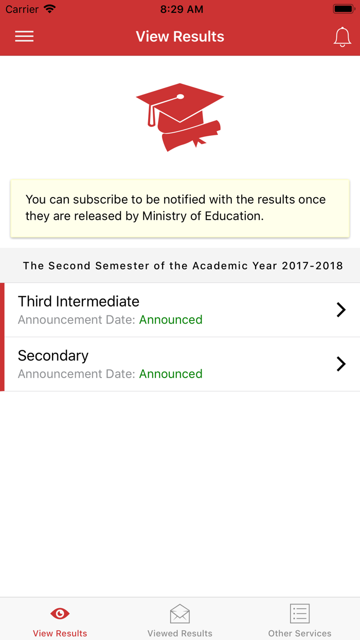 Student Exam Results
