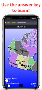 Canada Map Quiz screenshot #3 for iPhone
