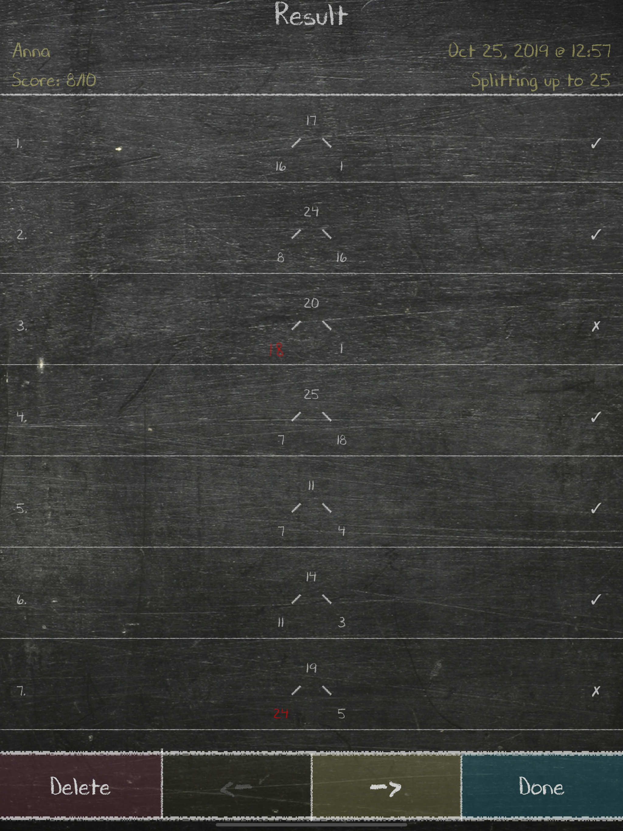 Number Splitting