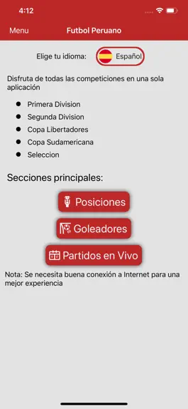 Game screenshot Futbol Peruano en vivo hack