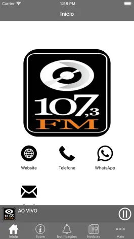 Game screenshot Rádio 107 FM apk