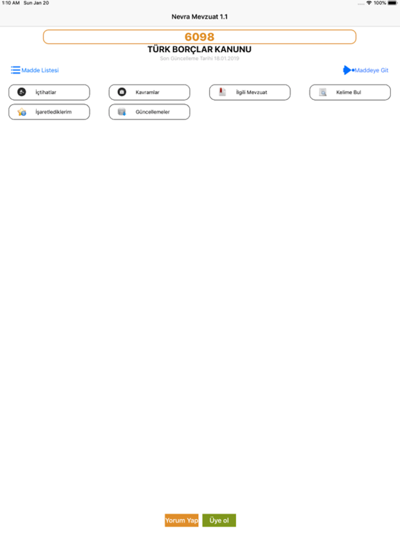Screenshot #4 pour NevraMevzuat Borçlar Kanunu