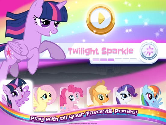My Little Pony Rainbow Runners iPad app afbeelding 2