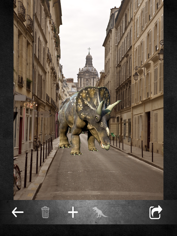 Dinosaur Picture Camera iPad screenshot 8 - Entertainment app