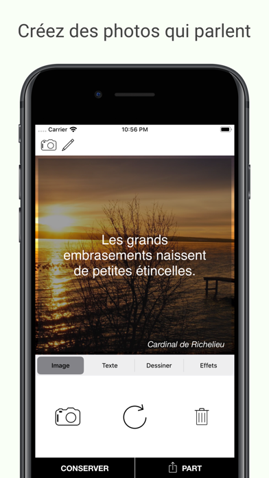 Screenshot #1 pour Instaquote photos