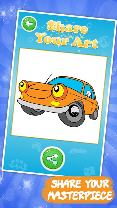 Best coloring book: Cars screenshot 4