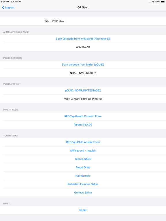 App screenshot