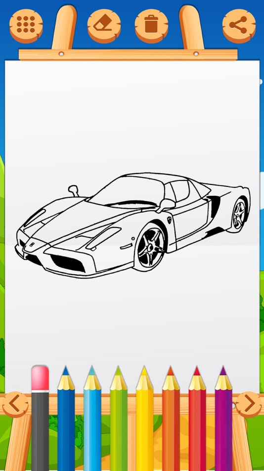Vehicle Coloring Book Game - 1.3 - (iOS)