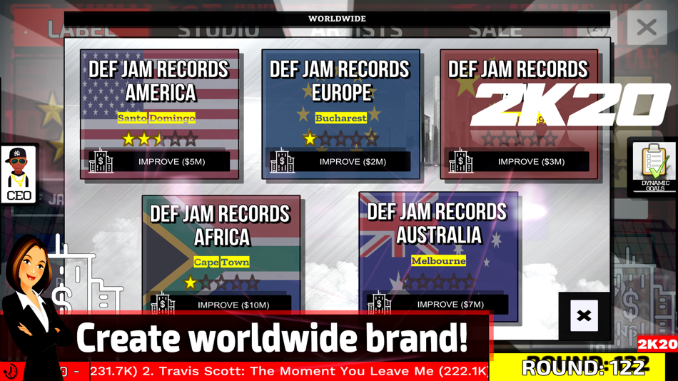#10. Music Label Manager 2K20 (iOS) 由: Mateusz Wos