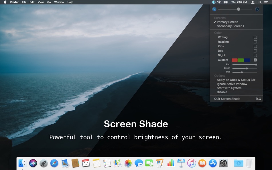 #1. Screen Shade (macOS) 由: INSPIRING-LIFE TECHNOLOGIES PRIVATE LIMITED
