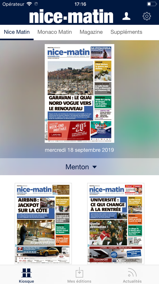 #1. Nice-Matin Numérique (iOS) 由: nice-matin