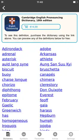Game screenshot English Pronouncing Dictionary mod apk