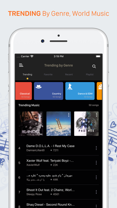 iMusic - Stream & Play Music Screenshot