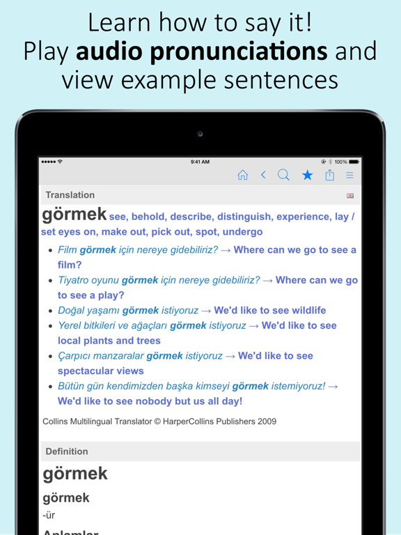 Screenshot #5 pour Turkish Dictionary & Thesaurus