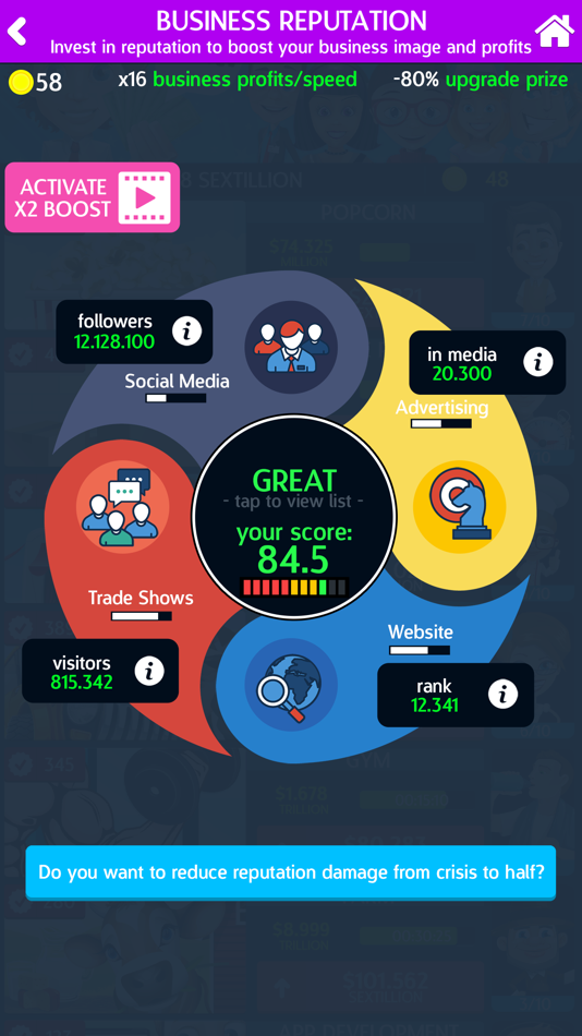 #5. Business Superstar Idle Tycoon (iOS) โดย: Robert Siladji