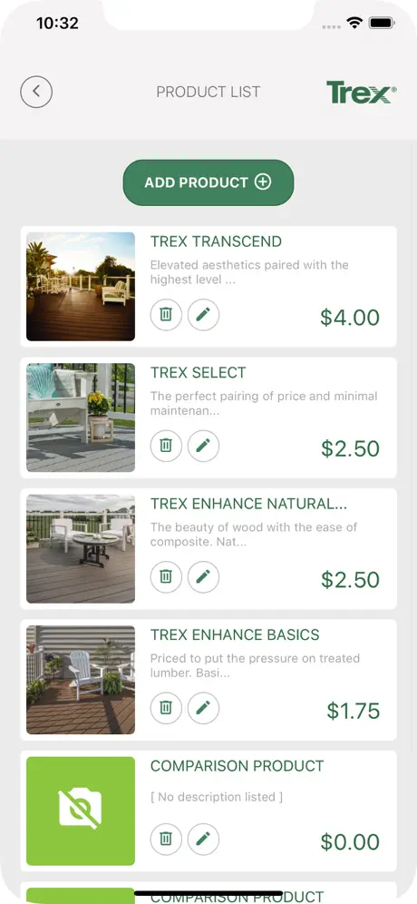 Trex Calculator