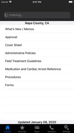 Napa County EMS iPhone Screenshot 2