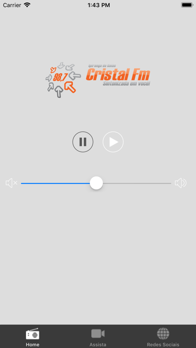 Screenshot #1 pour Cristal FM - Ipiranga de Goiás