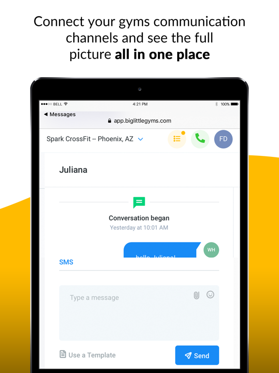 Gymnetics iPad screenshot 5 - Productivity app