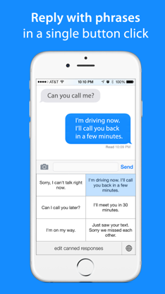 Canned Replies Keyboard screenshot 1