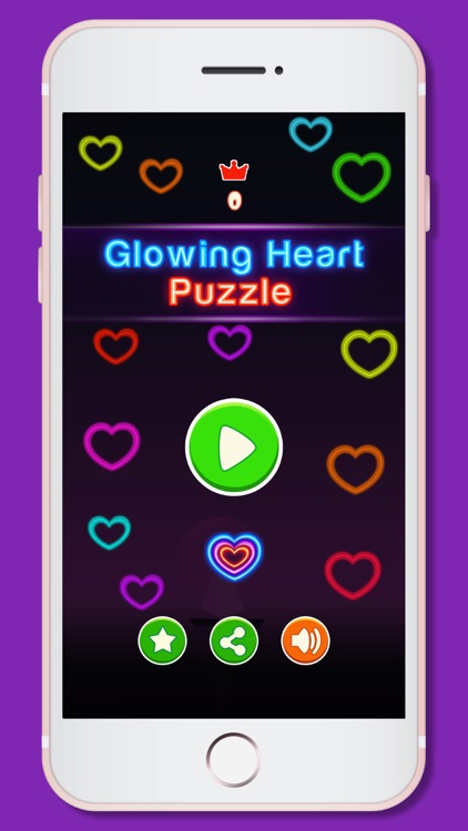 Glowing Heart Puzzle