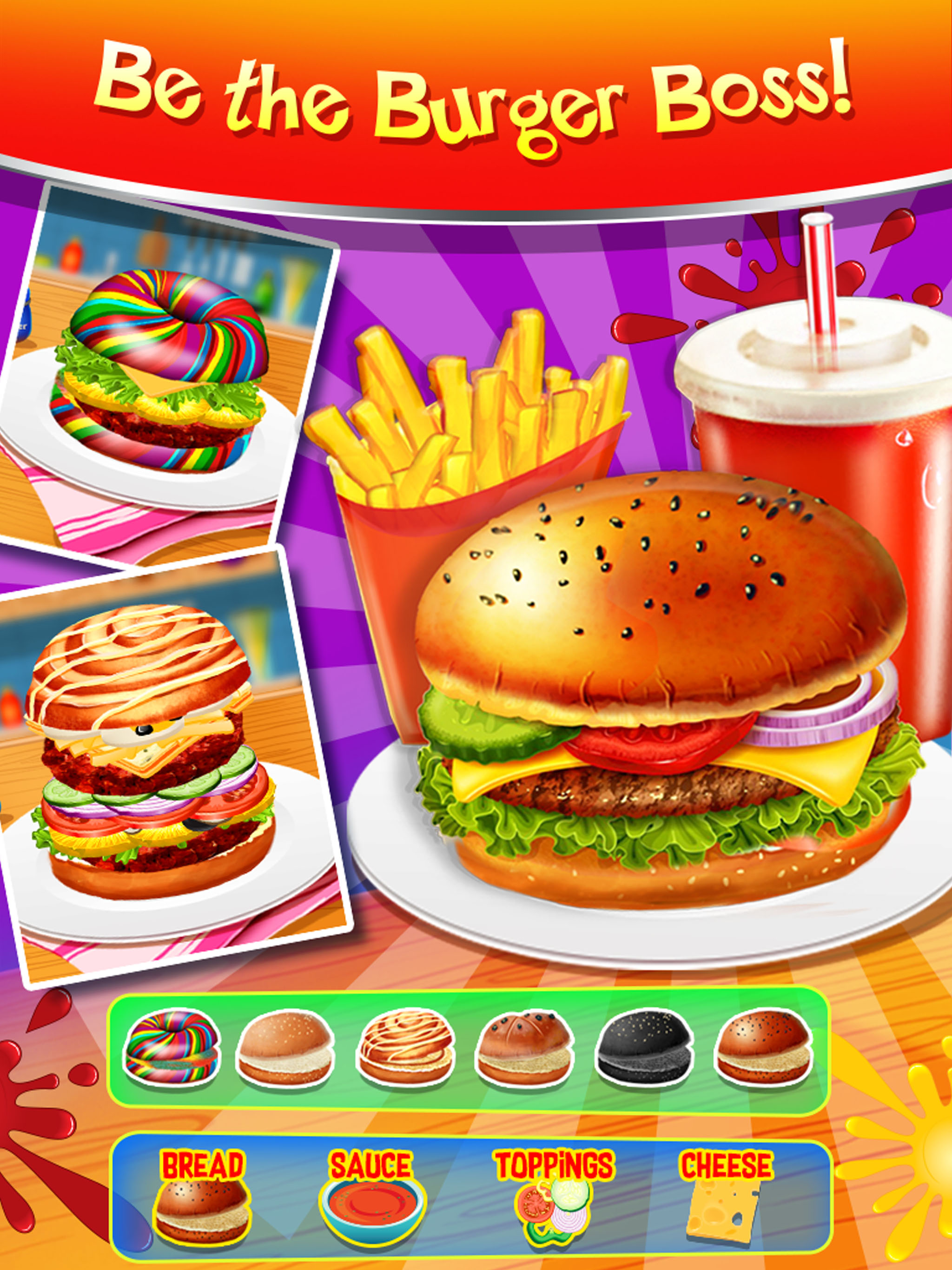Happy Kids Meal - Burger Maker screenshot 7