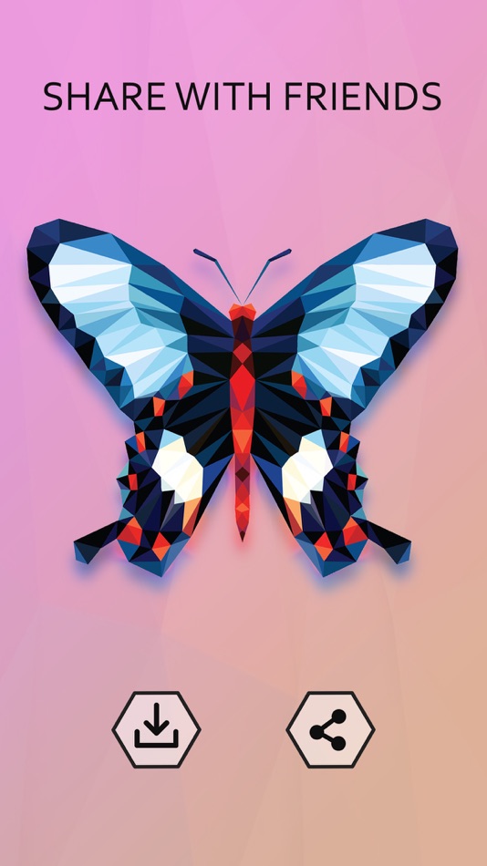 #6. Low Poly - Color By Number (iOS) Podle: Mrudul Babariya