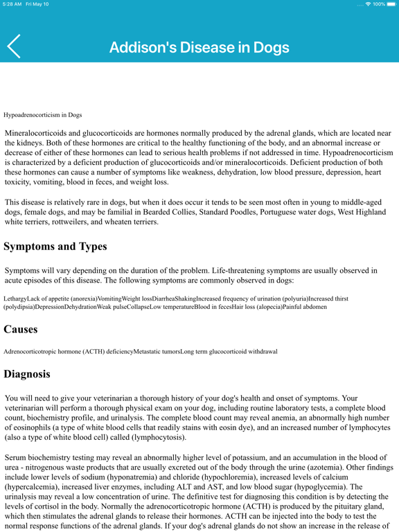 Veterinary Manual iPad screenshot