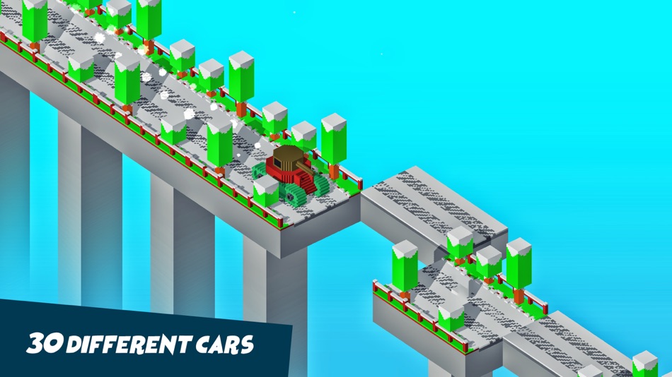 #4. Crossy Bridge Blocky Game (iOS) 由: Mir Hamza Hasan