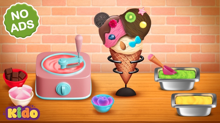 Ice Cream Making Game For Kids by KIDOSPACE LTD