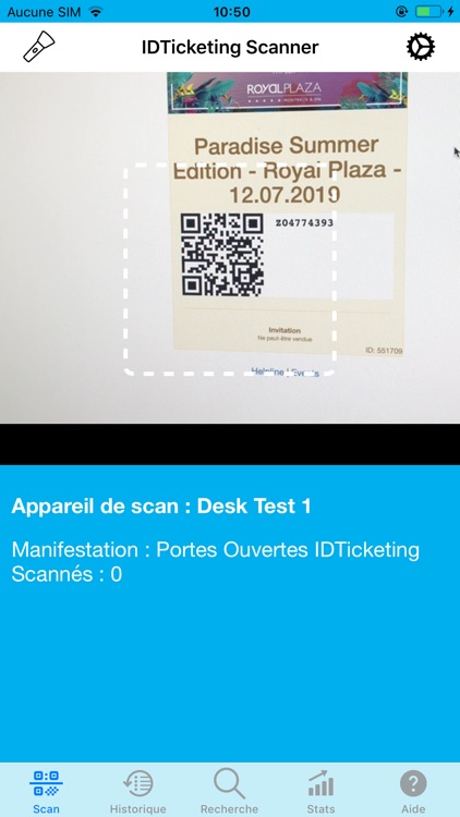 IDTicketing Scanner