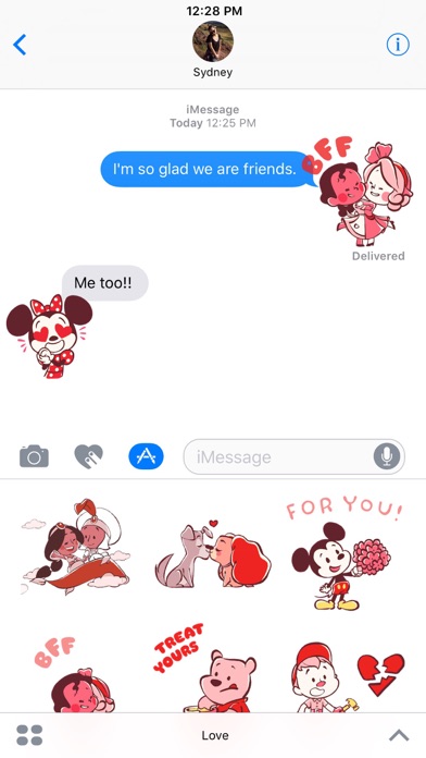 Screenshot #1 pour Disney Stickers: Love