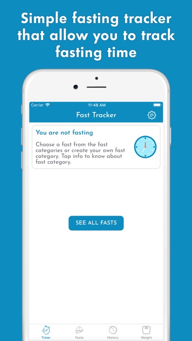 Screenshot #1 pour Fasting Tracker - Fast Diet
