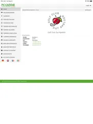 pc caddie golf club app ipad bildschirmfoto 2