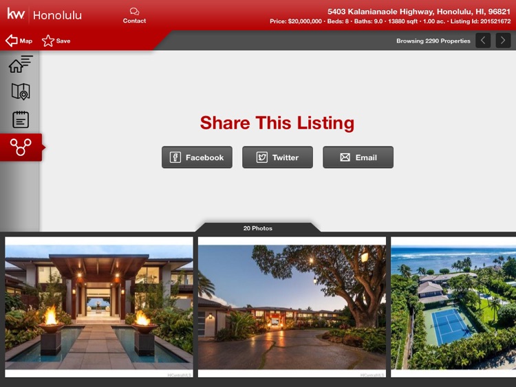 KW Real Estate Search for iPad screenshot-3