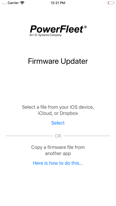 Screenshot #1 pour PowerFleet Updater