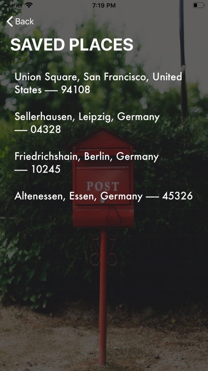 Zip Code Notebook screenshot-5