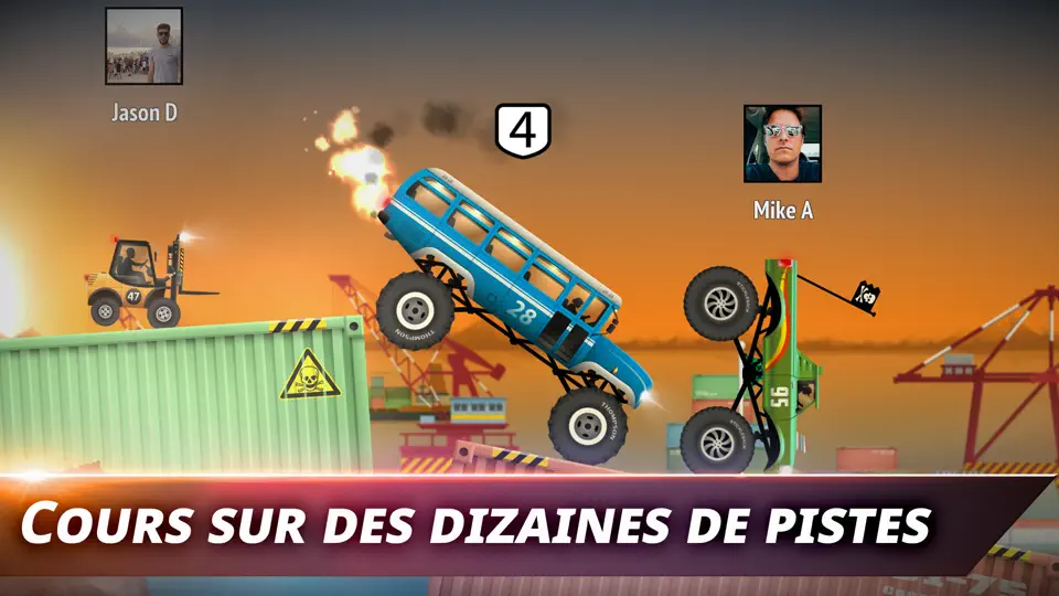 Capture d'écran de Renegade Racing sur iPhone 2