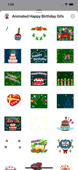 Game screenshot Animated Happy Birthday Gifs apk