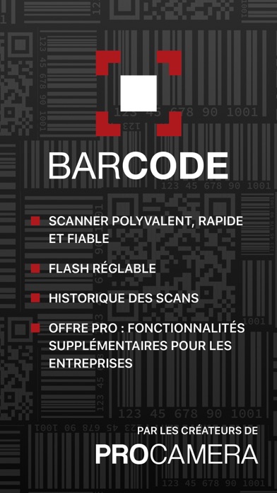 Screenshot #1 pour Barcode + QR Code Scanner