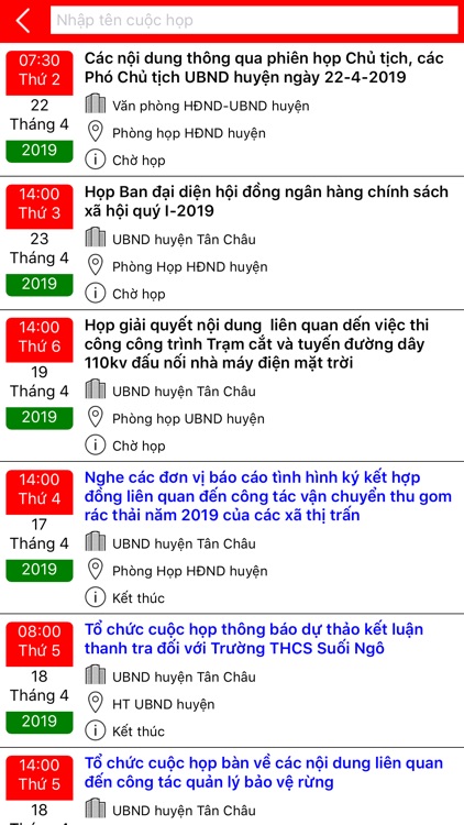 Họp không giấy 2018